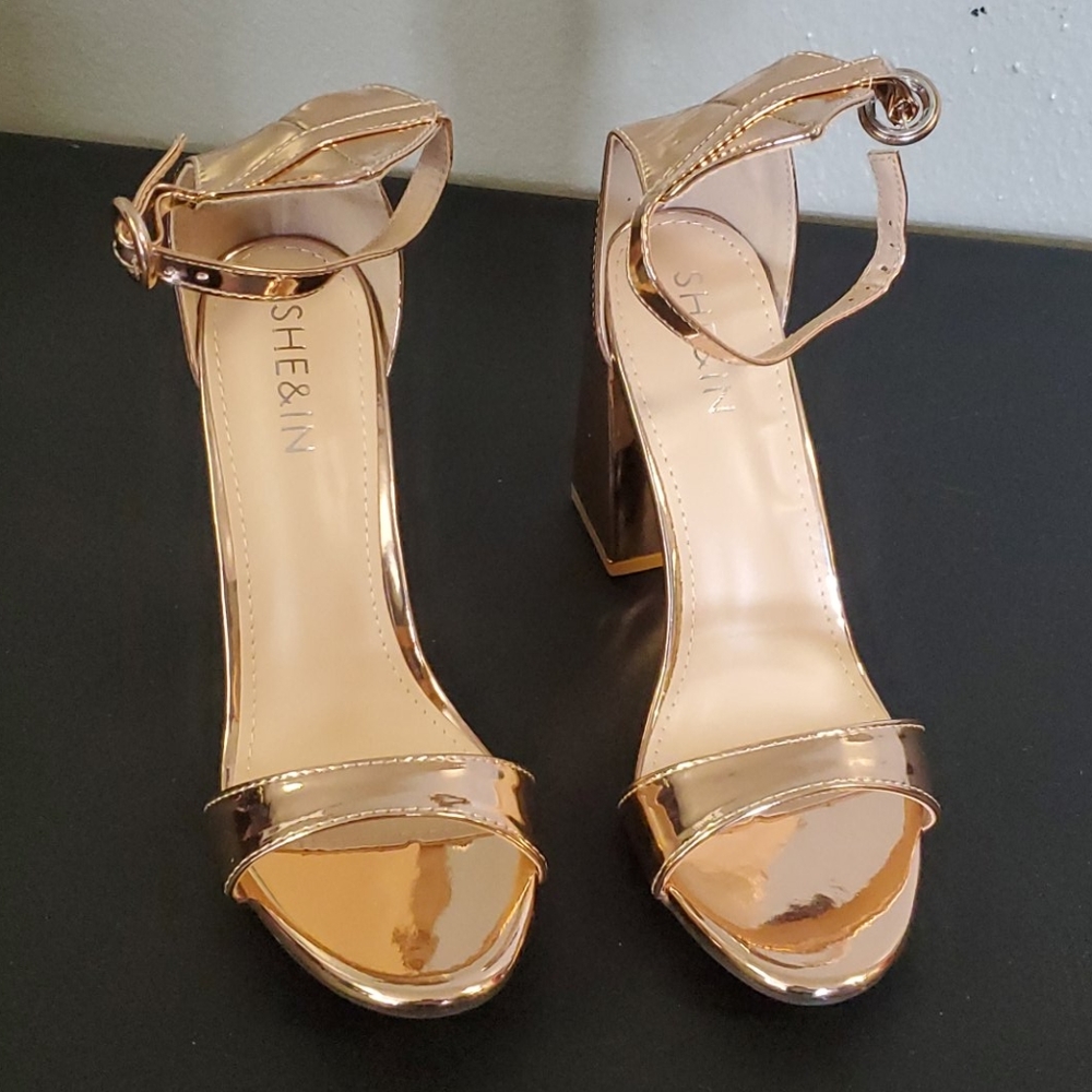 Gold heels